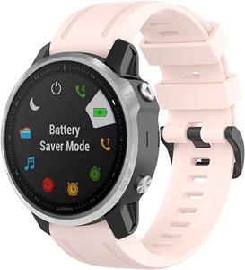 Strap-it Garmin Instinct E - 40mm siliconen bandje (lichtroze)