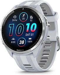 Garmin Forerunner 965 47 mm wit/grijs met wit/grijs siliconen polsband [wifi] - refurbished