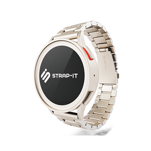 Strap-it Garmin Venu 2s stalen band (sterrenlicht)