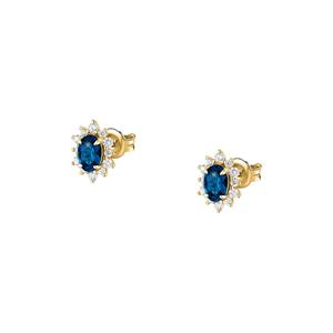 Live Diamond Oorknopjes Geelgoud, gerecycleerd 375