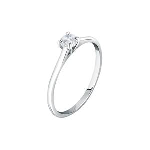Live Diamond Damesring Witgoud, gerecycleerd 375 witgoud