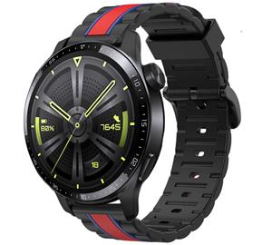 Strap-it Huawei Watch GT 3 46mm Special Edition band (zwart/rood)