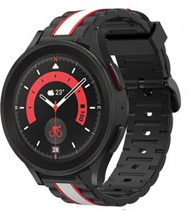 Strap-it Samsung Galaxy Watch 5 Pro Special Edition Band (zwart/wit)