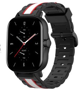 Strap-it Xiaomi Amazfit GTS 2 Special Edition Band (zwart/wit)