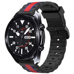 Strap-it Samsung Galaxy Watch 3 Special Edition band 45mm (zwart/rood)