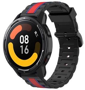 Strap-it Xiaomi Watch S1 Special Edition band (zwart/rood)