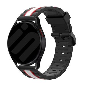 Strap-it Samsung Galaxy Watch 6 Classic 47mm Special Edition Band (zwart/wit)