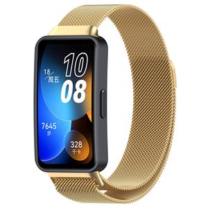 Strap-it Huawei Band 8 Milanese band (goud)