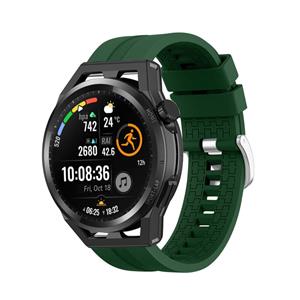 Strap-it Huawei Watch GT Runner extreme silicone band (legergroen)
