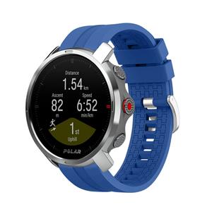 Strap-it Polar Grit X extreme silicone band (blauw)