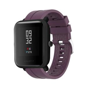 Strap-it Xiaomi Amazfit Bip extreme silicone band (paars)