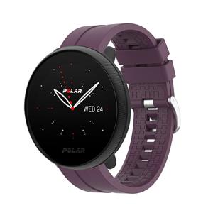 Strap-it Polar Ignite 2 extreme silicone band (paars)