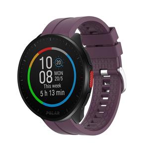 Strap-it Polar Pacer extreme silicone band (paars)