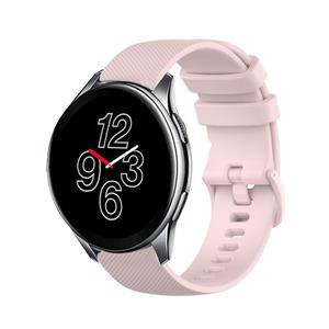 Strap-it OnePlus Watch 3 luxe siliconen bandje (roze)