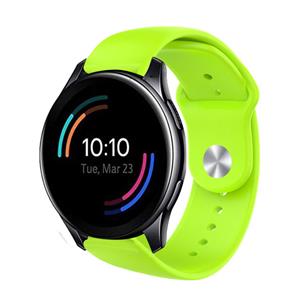 Strap-it OnePlus Watch 3 sport band (lichtgroen)