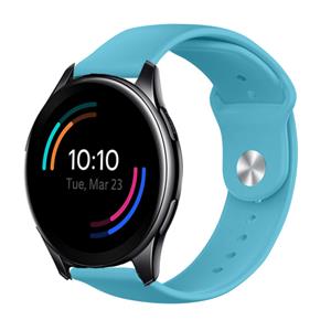 Strap-it OnePlus Watch 3 sport bandje (lichtblauw)