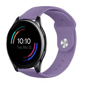 Strap-it OnePlus Watch 3 sport bandje (lichtpaars)