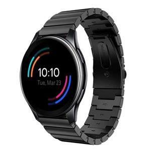 Strap-it OnePlus Watch 3 metalen bandje (zwart)