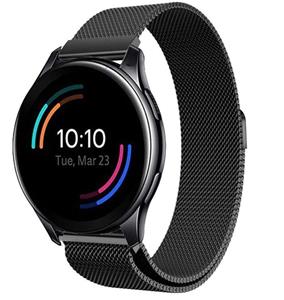 Strap-it OnePlus Watch 3 Milanese band (zwart)