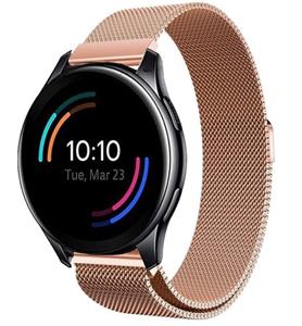 Strap-it OnePlus Watch 3 Milanese band (rosé goud)
