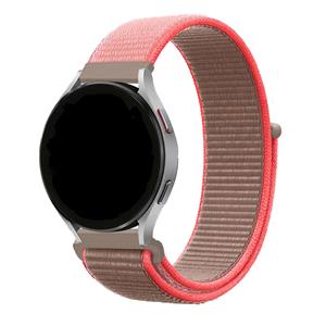 Strap-it OnePlus Watch 3 nylon band (neon pink)