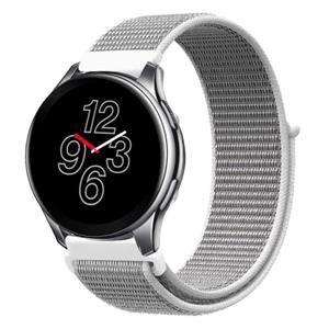 Strap-it OnePlus Watch 3 nylon bandje (zeeschelp)