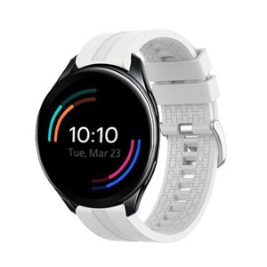 Strap-it OnePlus Watch 3 extreme silicone band (wit)