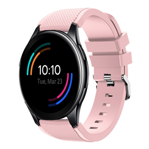 Strap-it OnePlus Watch 3 siliconen bandje (roze)