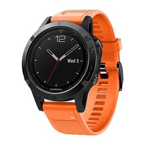Strap-it Garmin Tactix 8 - 47mm siliconen bandje (oranje)