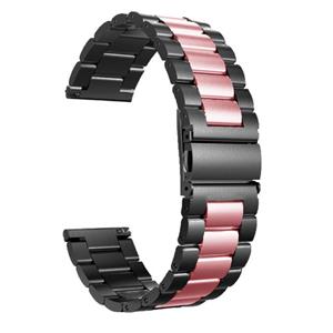 Strap-it Honor Magic Watch 2 stalen band (zwart/roze)