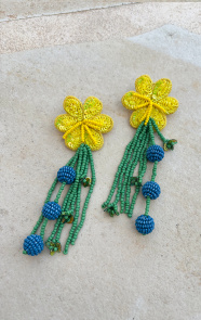 Jurkjes Handmade Flower Earrings