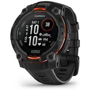 Garmin Instinct 3,45mm,Solar,Black Bezel with Black Band Smartwatch Zwart