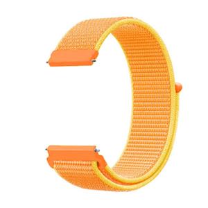 Strap-it Fossil Gen 5e - 44mm nylon band (oranje-geel)