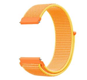 Strap-it Xiaomi Mi Watch nylon band (oranje-geel)
