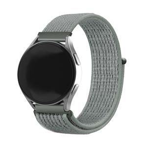 Strap-it Oppo Watch X2 nylon bandje (grijs-groen)