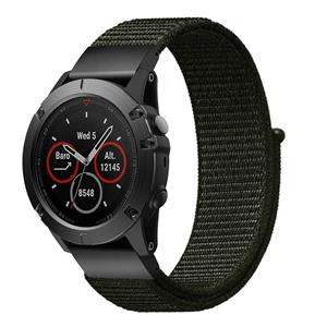 Strap-it Garmin Tactix 7 nylon band (legergroen)