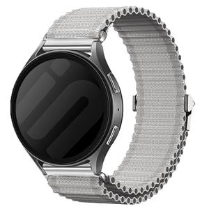 Strap-it Samsung Galaxy Watch 7 - 40mm outdoor nylon bandje (wit)