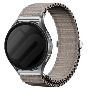 Strap-it Samsung Galaxy Watch 46mm outdoor nylon bandje (grijs)