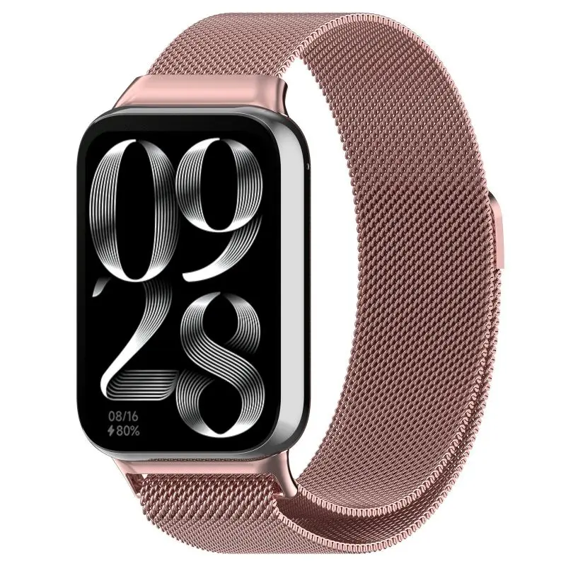 Strap-it Redmi Watch 5 Milanese band (roze)