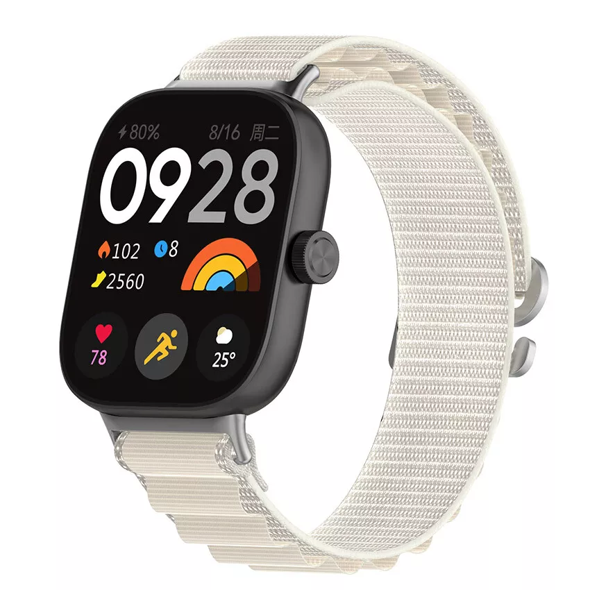 Strap-it Redmi Watch 5 Alpine nylon bandje (sterrenlicht)