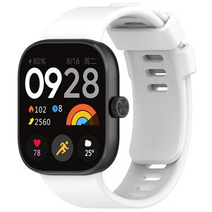 Strap-it Redmi Watch 5 siliconen bandje (wit)