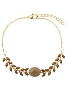 FASHIONIZE Armband Gold Plated Bruin