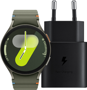 Samsung Galaxy Watch 7 Groen 40mm + Oplader 25W
