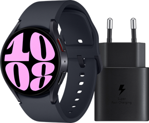 Samsung Galaxy Watch 6 Zwart 40mm +  Oplader