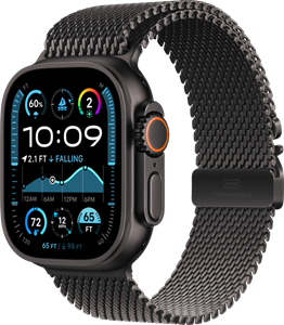 Apple Watch Ultra 2 4G 49mm Zwart Milanese Band S