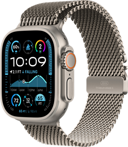 Apple Watch Ultra 2 4G 49mm Zilver Milanese Band L