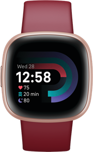 Fitbit Versa 4 Roségoud/Rood