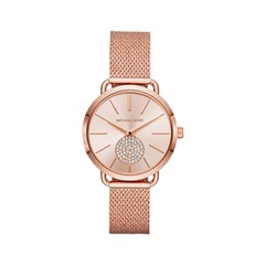 Michael Kors Horloge voor dames roestvrij staal rose goud