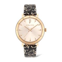 Police Ponta horloge voor dames met Quartz horloge, zwart-rosé