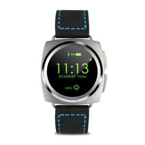 Stuff Certified Originele A11 Smartwatch Smartphone Fitness Sport Activity Tracker Horloge OLED Android iOS iPhone Samsung Huawei Zilver Leer